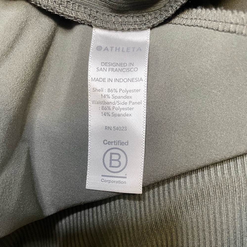 Athleta Brooklyn Ankle Pant Joggers Green Gray - Picture 8 of 9